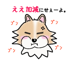 The long coat Chihuahua called coco. sticker #2044442