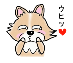 The long coat Chihuahua called coco. sticker #2044449