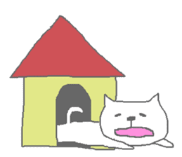Mr. cat is saburo- sticker #2044965