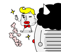 Awaji dialect moai sticker #2045057