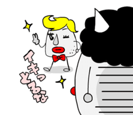 Awaji dialect moai sticker #2045057