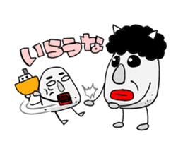 Awaji dialect moai sticker #2045062