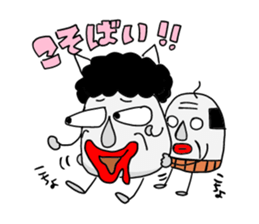 Awaji dialect moai sticker #2045072