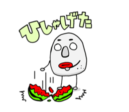 Awaji dialect moai sticker #2045084