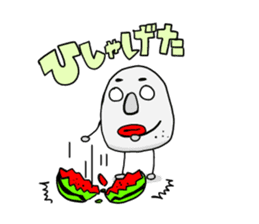 Awaji dialect moai sticker #2045084