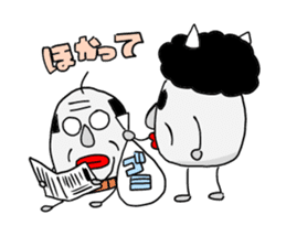 Awaji dialect moai sticker #2045087