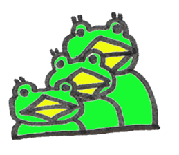 frog place KEROMICHI-AN  everyday sticker #2045317