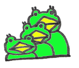 frog place KEROMICHI-AN everyday sticker #2045317