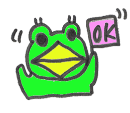 frog place KEROMICHI-AN  everyday sticker #2045330