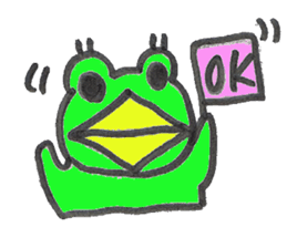 frog place KEROMICHI-AN everyday sticker #2045330