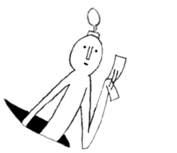 Daily life of the alien. sticker #2045523