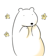 Polar bear & Capybara sticker #2045536