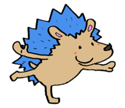 Blue hedgehog sticker #2045695