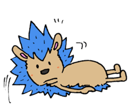 Blue hedgehog sticker #2045705
