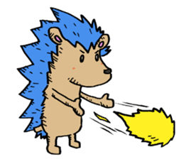 Blue hedgehog sticker #2045711