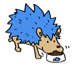 Blue hedgehog sticker #2045712