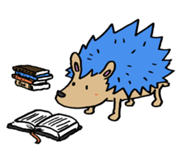 Blue hedgehog sticker #2045717