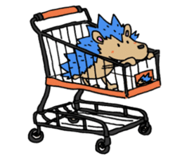 Blue hedgehog sticker #2045732