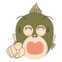 Child Utatan of the Monkey sticker #2045777