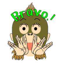 Child Utatan of the Monkey sticker #2045801