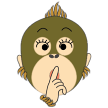 Child Utatan of the Monkey sticker #2045810