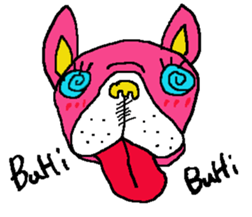 Buhi buhi dog sticker #2046168