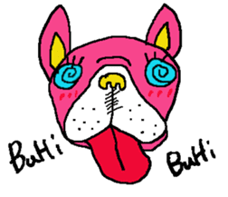 Buhi buhi dog sticker #2046168