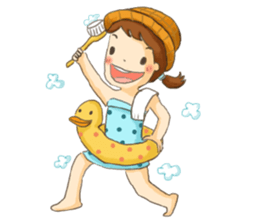 Moyoya's girl sticker #2046461