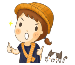 Moyoya's girl sticker #2046462