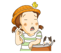 Moyoya's girl sticker #2046467