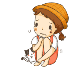 Moyoya's girl sticker #2046468