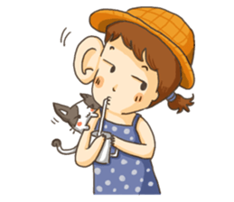 Moyoya's girl sticker #2046469