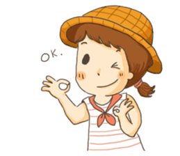 Moyoya's girl sticker #2046474