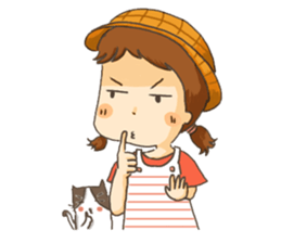 Moyoya's girl sticker #2046476