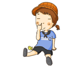 Moyoya's girl sticker #2046477