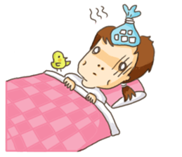 Moyoya's girl sticker #2046479