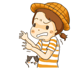 Moyoya's girl sticker #2046480