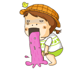 Moyoya's girl sticker #2046491