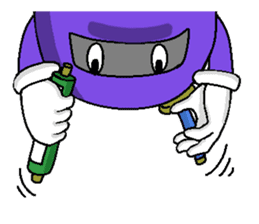Super Cool NINJA sticker sticker #2046644