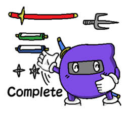 Super Cool NINJA sticker sticker #2046646