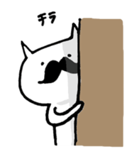 a beard cat sticker #2047185