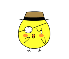 chick boater sticker #2047330