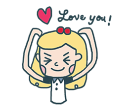 Miss. Sugar say hello to you !! sticker #2047349