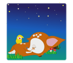 Fawn and her friends sticker #2047538