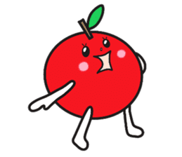 Apple girl 'Rinko chan' sticker #2048535