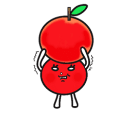 Apple girl 'Rinko chan' sticker #2048539