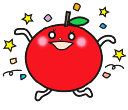 Apple girl 'Rinko chan' sticker #2048556