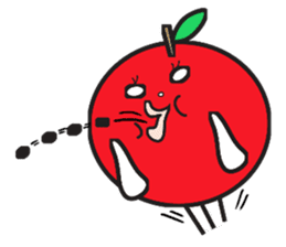 Apple girl 'Rinko chan' sticker #2048565