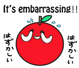 Apple girl 'Rinko chan' sticker #2048569