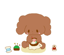 It is same as a toy poodle anytime sticker #2048832